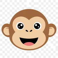 Cute Monkey Face Clipart