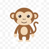 Monkey Clip Art - Basic Pose
