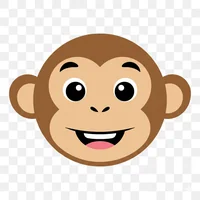 Cartoon Monkey Face