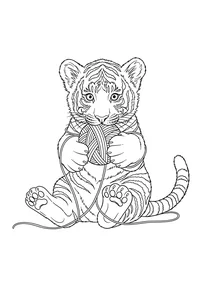 Big Cat Coloring Page