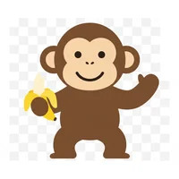 Monkey Eating Banana