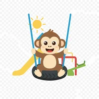 Monkey on Tire Swing