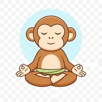 Monkey Meditating Zen