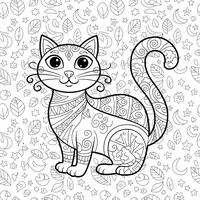 Cat Coloring Pages