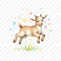 Cute Goat Clipart