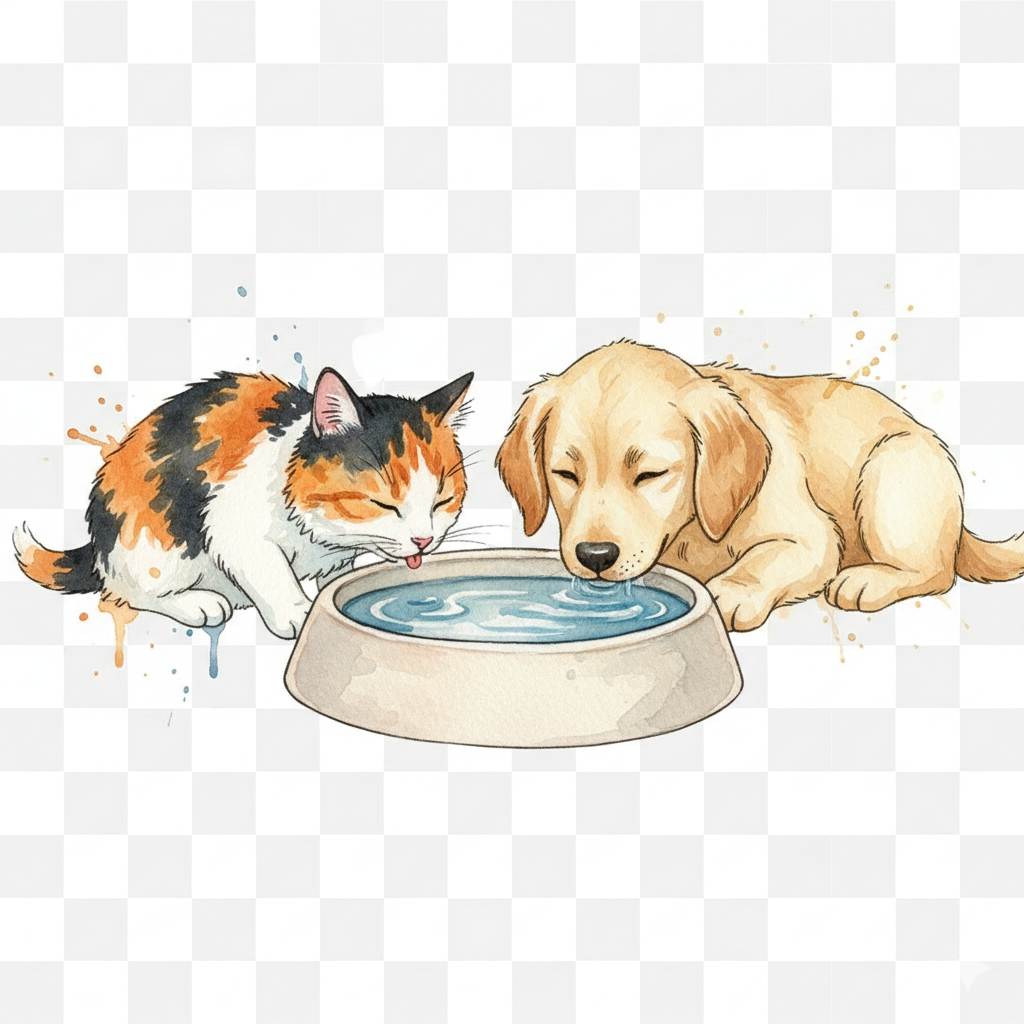 Cat and Dog Clip Art